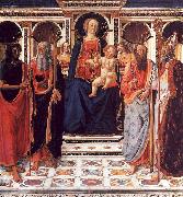 The Virgin and Child Enthroned with Saints Cosimo Rosselli